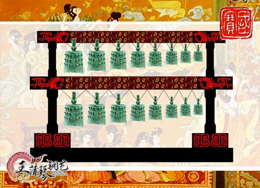 16件晉侯穌青銅編鐘，西周時期編鐘編磬