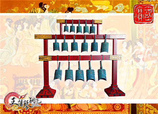 16件套系編鐘、編磬、特鐘、特磬，堂廟祭典用品